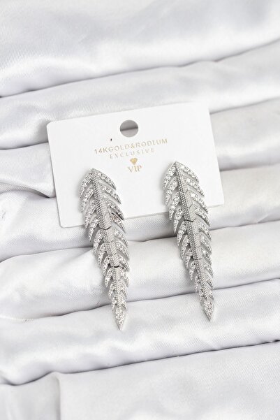 Inure Jewelry أقراط نسائية من النحاس الفضي اللون على شكل حراشف السمك مرصعة بح...