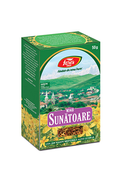 Fares Ceai de Sunătoare Fares, 50g – Calmează sistemul nervos, susține somnul...