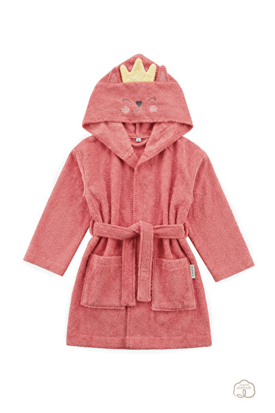 Joriens Little Pembe Kedi Bornoz