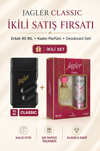 Jagler Bay Parfüm 90 Ml & Bayan Parfüm Seti 60 Ml