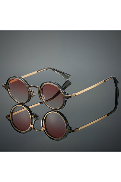 Choice3 as picture shows gcg-gradient pink KAMMPT Vintage Round Sunglasses Me...