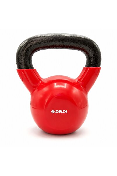 Delta Çaydanlık Tipi Kırmızı Demir Dambıl - Kettlebell