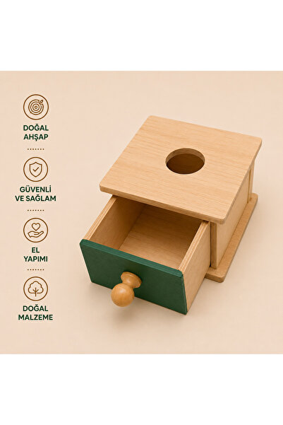 Montessori Gemisi صندوق القرارات ذو الدرج - غلوب
