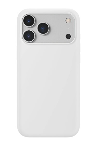 shoptocase iPhone 17 Pro Max Uyumlu İçi Süet, Dışı Yumuşak Lansman Silikon Te...