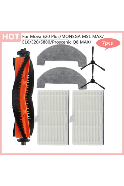 Choice18 10 Proscenic Q8 MAX Ultenic T10 Lite Main Side Brush Rag Filter For ...