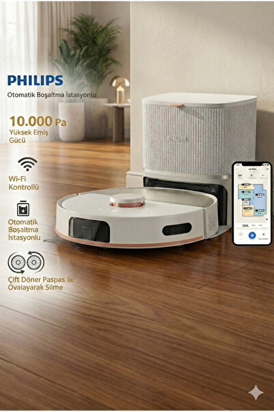 Philips Paspas Çizgi Lazer Navigasyon Homerun Otomatik Akıllı Haritalama 10.0...