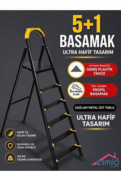 ESMİLA 5 Basamaklı Merdiven 5 1 Basamak Merdiven