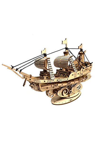 Choice Ocean sailboat Ocean Sailboat 3D Wooden Puzzle, Scale Model, DIY Model...