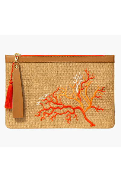 Mercan Kırmızı Clutch