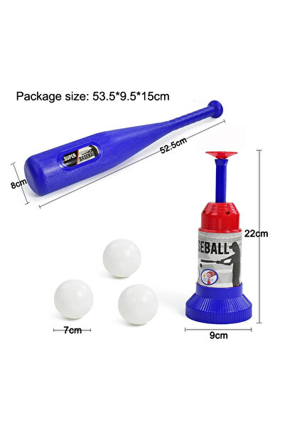 Choice Type-B Baseball Ball Toys Backyard Outdoor Sports Toy Adjustable Autom...