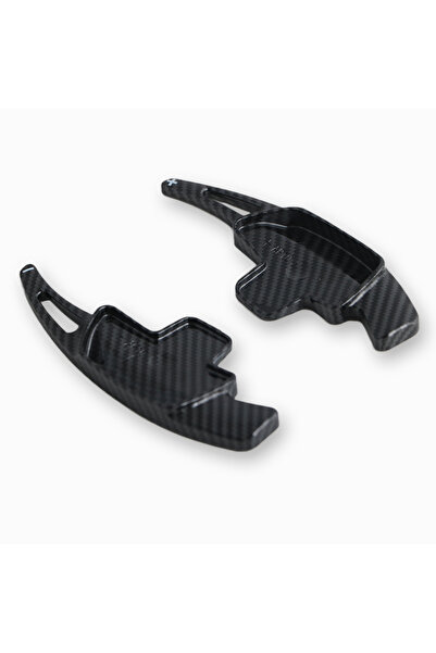 Choice Carbon Fiber Black Car Steering Wheel Paddle Shifters Shift Paddle For...