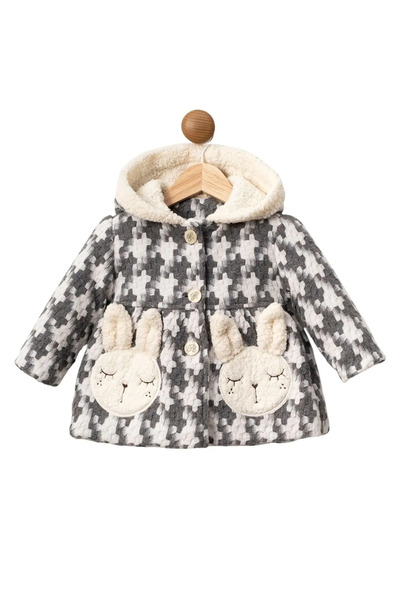 HAUSEkids 9-24 Ay Petit Luxe Kız Bebek Mont-Uzay Grisi
