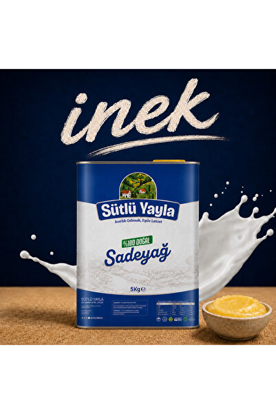 Sütlü Yayla İnek Sadeyağ 5 Kg (Ghee)