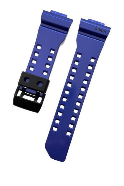 Casio G-Shock GBA-400 Mavi Parlak Orijinal Silikon Saat Kordonu