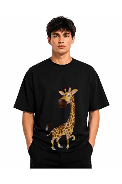 Inscriptie Tricou Unisex Bumbac Premium Casual " Desen animat zoo "
