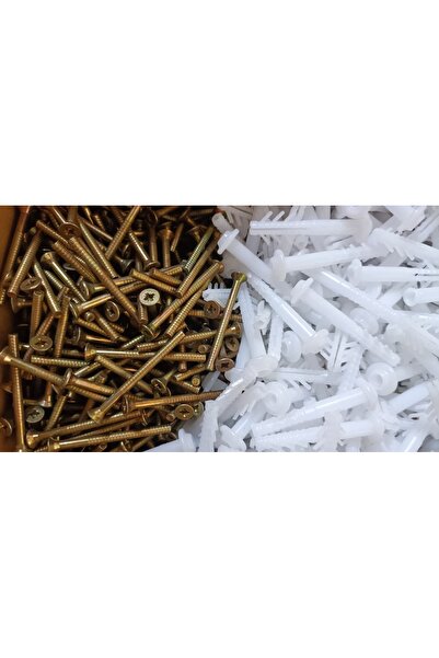 Genel Markalar KORNİŞ MONTAJ SETİ 50 Lİ DÜBEL 7 MM ÇELİK ÇİVİLİ 1 KUTU GÖNDER...