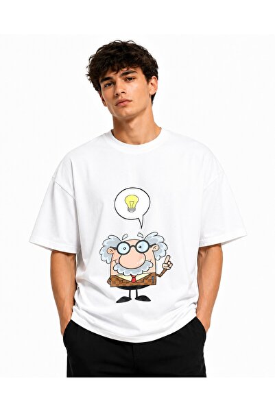 Inscriptie Ουνισέξ Βαμβακερό T-shirt Υψηλής Ποιότητας "Επιστήμονας σε σχέδιο ...