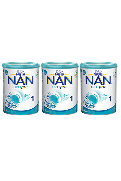 Nestle NAN 1 OPTIPRO Pachet formulă pentru sugari, 3x800g, 0-6 luni
