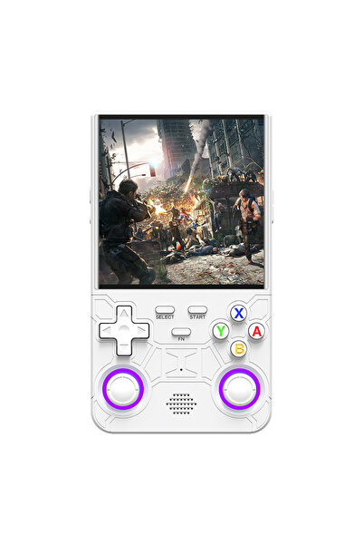 Choice1 جهاز ألعاب محمول أبيض-64G R36 ULTRA بنظام لينكس مفتوح المصدر، بشاشة I...