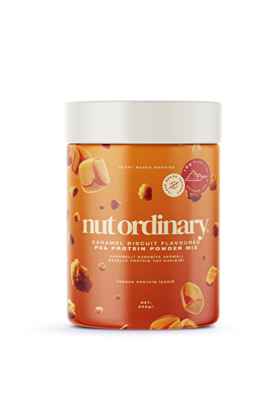 Nut Ordinary Karamelli Kurabiye Aromalı Vegan Bezelye Protein Toz Karışımı