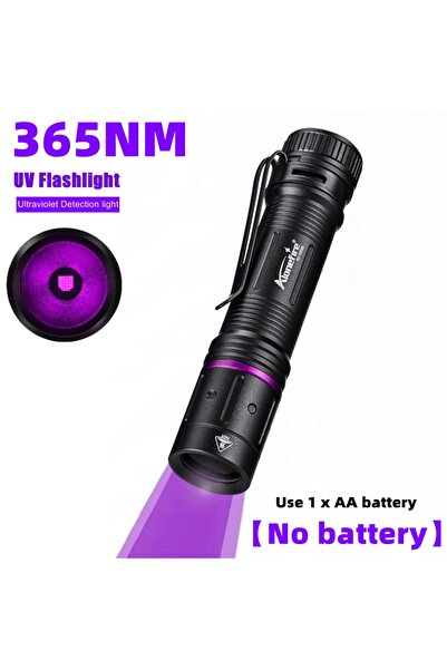 Choice5 black P67-365nm Mini UV Penlight 365nm/395nm LED AA/AAA Flashlight Pe...