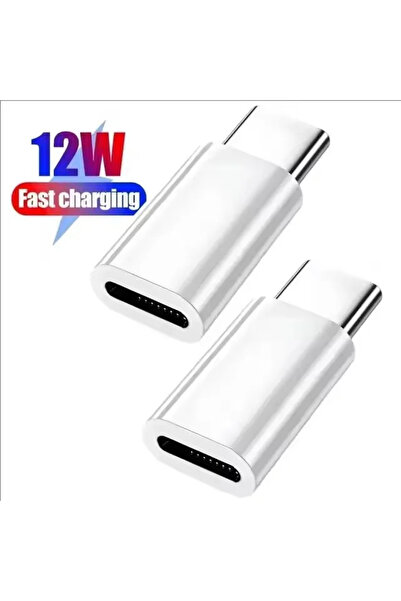 Choice 2Pcs 12W IOS To USB C Fast Charging Adaptador Lightnning To Type C Ada...