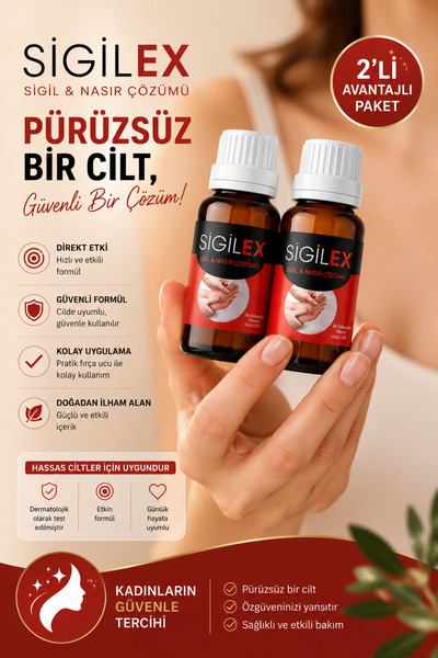 Siğilex İkili Siğil Sökücü Solüsyon