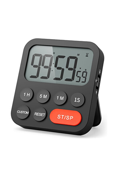 Choice 1PC 1PC LCD Digital Timer 12/24H Format Time Display Home Magnetic Kit...