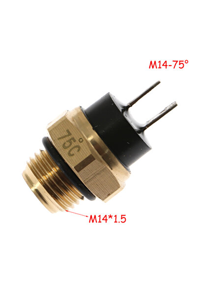 Choice5 M14-75 M14/M16 Motorcycle Electric Radiator Coolant Fan Water Tempera...