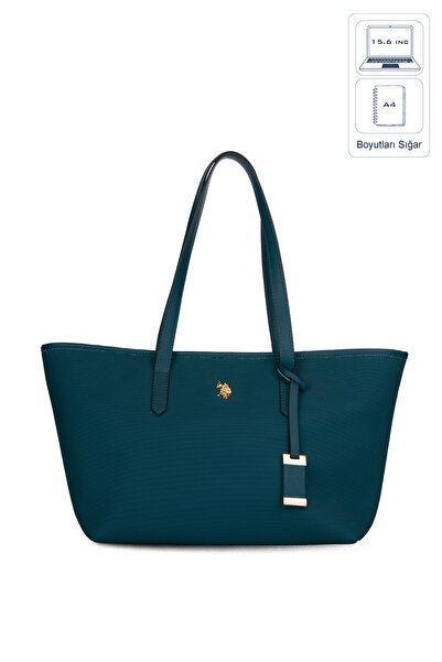 U.S. Polo Assn. حقيبة كتف نسائية باللون الفيروزي Us26272