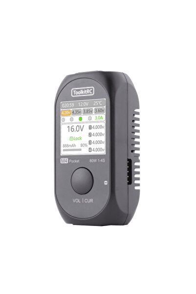 Choice M4 ToolkitRC M4 Pocket DC 80W 5A XT30 XT60 Input USB-C Input/Output Ch...