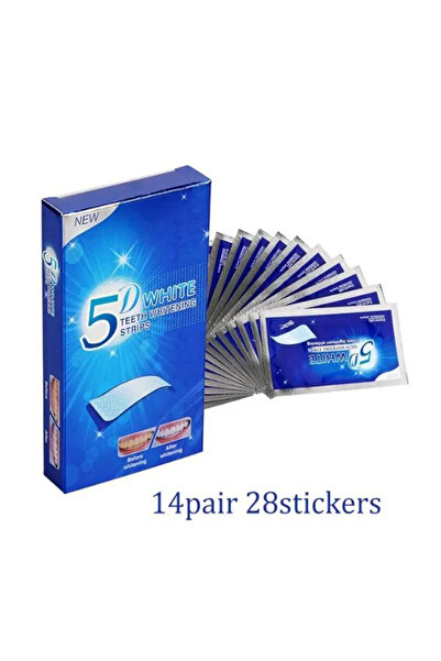 Choice3 14 زوجًا، 28 شريطًا لاصقًا، شرائط تبييض الأسنان خماسية الأبعاد برائحة...