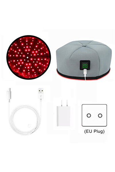 Choice1 EU Plug no Box Red Light Therapy Cap Device Near Infrared LED Helmet ...