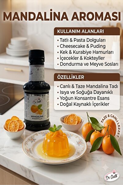 Dr. Gusto Mandalina Aroması Likit Pastacılık Ve İçecekler İçin 40 gr