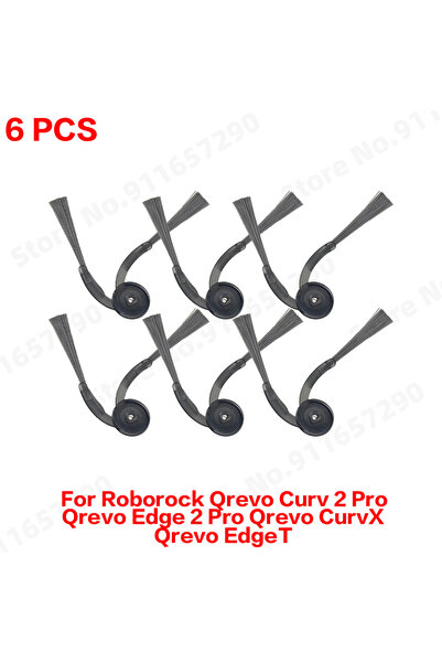 Choice20 roborock 6 Pcs For Roborock Qrevo Curv 2 Pro Qrevo Edge 2 Pro Qrevo ...