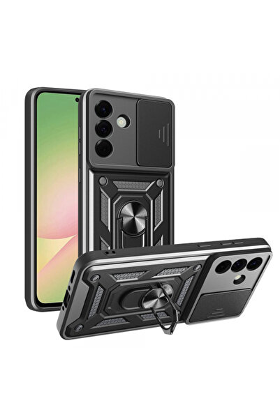 Samsung Husa pentru Galaxy A56 A566, Techsuit, CamShield, Neagra