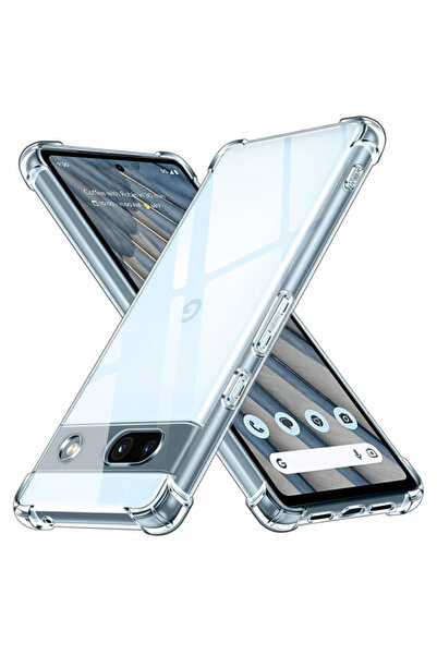 Google Husa pentru Pixel 7a, Techsuit, Shockproof Clear, Transparenta