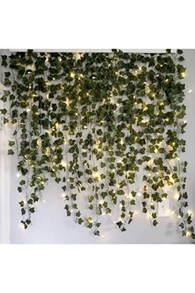KESNUP Ghirlandă luminoasă de iederă pentru decor, perete, balcon, terasă, verde