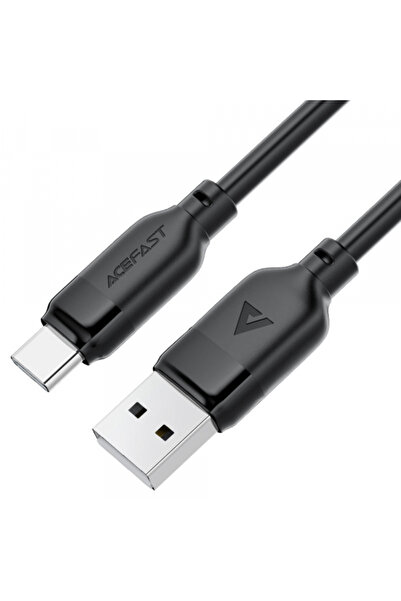 Acefast Cablu Date si Incarcare USB-A - USB-C C16-04, 18W, 1.2m, Negru