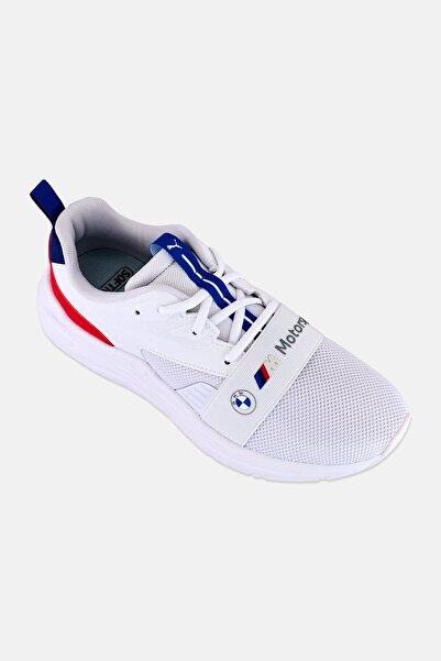 Puma حذاء رياضي رجالي من BMW MMS برباطين، لون أبيض