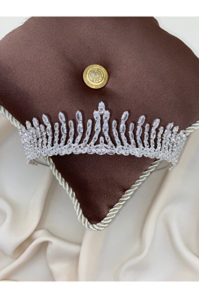 sitrini Astra Bridal Crown Zircon Stone Crown Wedding Hair Accessory