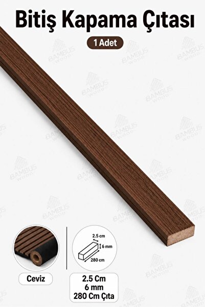 DETAYPOLİURETAN Akustik Duvar Paneli Bitiş Kapama Çıtası 2.5 Cm Tavan Kapama ...
