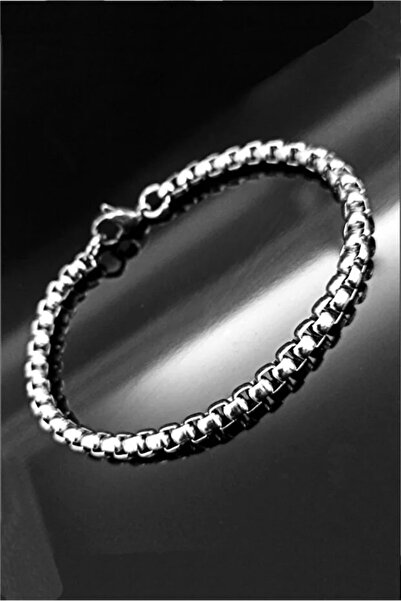 OSMANLI GÜMÜŞ Men's Steel Bracelet - 7mm Polo Model Men's Bracelet