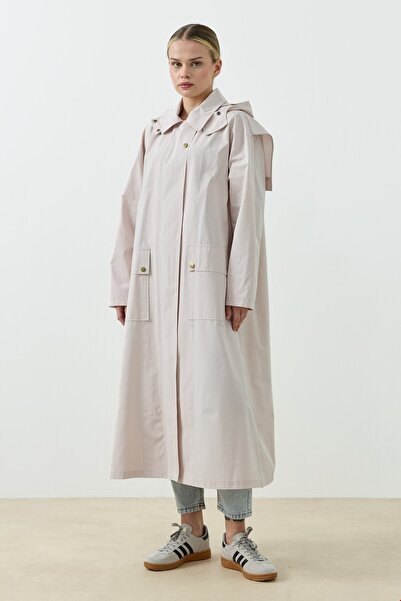QANU Core Raincoat Beige