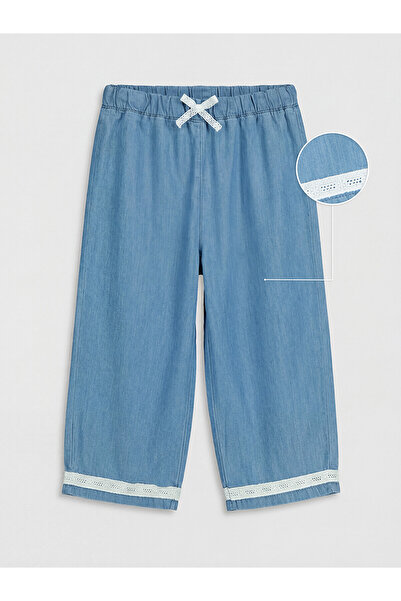 LC Waikiki Two Mt Shop Quality Loose Fit Lace Girls' Pants