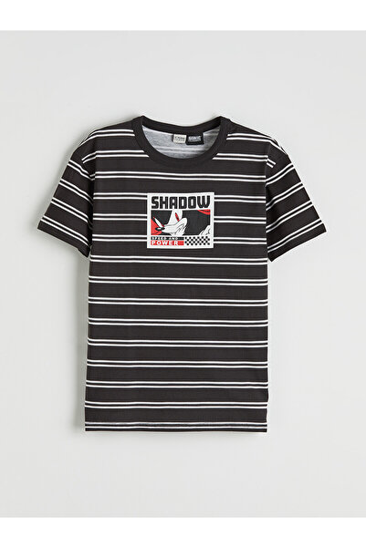 LC Waikiki Vision New Season Crew Neck Sonic Printed Boys T-Shirt