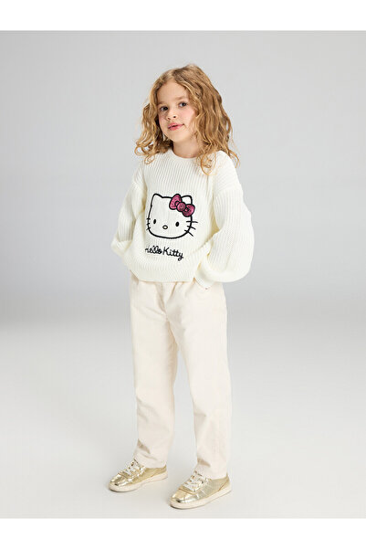 LC Waikiki Two Mt Shop Quality Lcw Kids Ecru Velvet Plain Standard & Regular ...