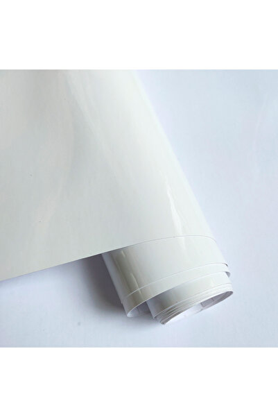 Choice 10x152cm White White Glossy Vinyl Carl Wrap Film Waterproof Stickers C...