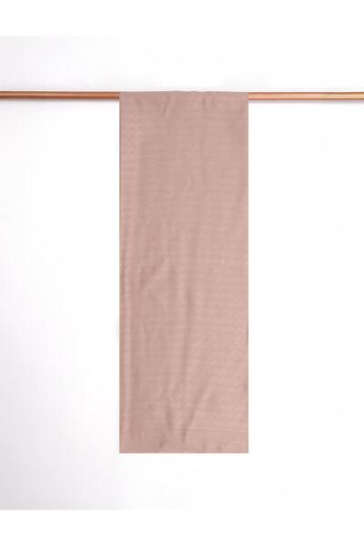 Kayra Logo Silk Shawl Mocha
