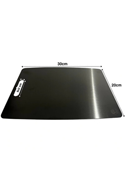 Marsilyan Stainless Steel Cutting Board 20X30 cm Kitchen Vegetable Meat Cutti...